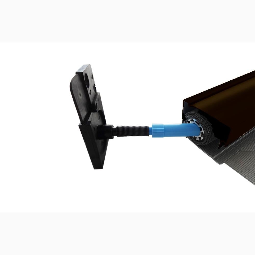 Zanzariera A Rullo Verticale 80x170cm - Rete Fibra Di Vetro, Telaio Alluminio Marrone RAL 8017