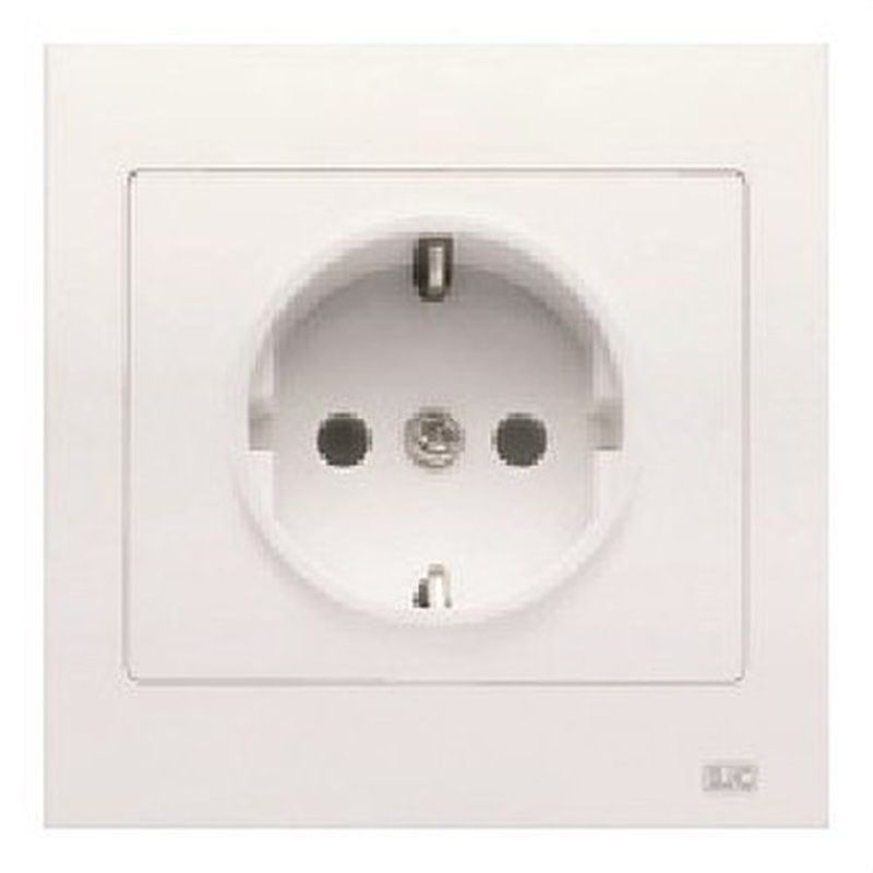 BJC 18024 Base Presa 2P+T Laterale Sicurezza Iris-Aura - Rif. 6531010056