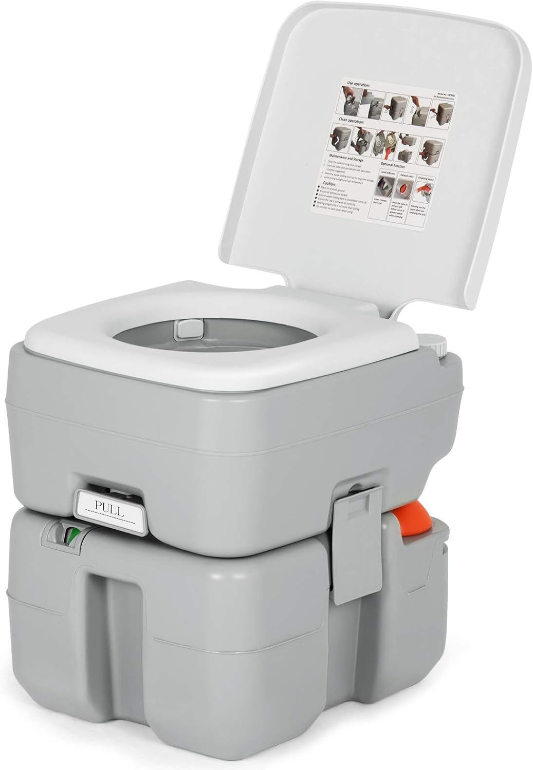 Toilette mobile FLADAFI® galvanisée, montée