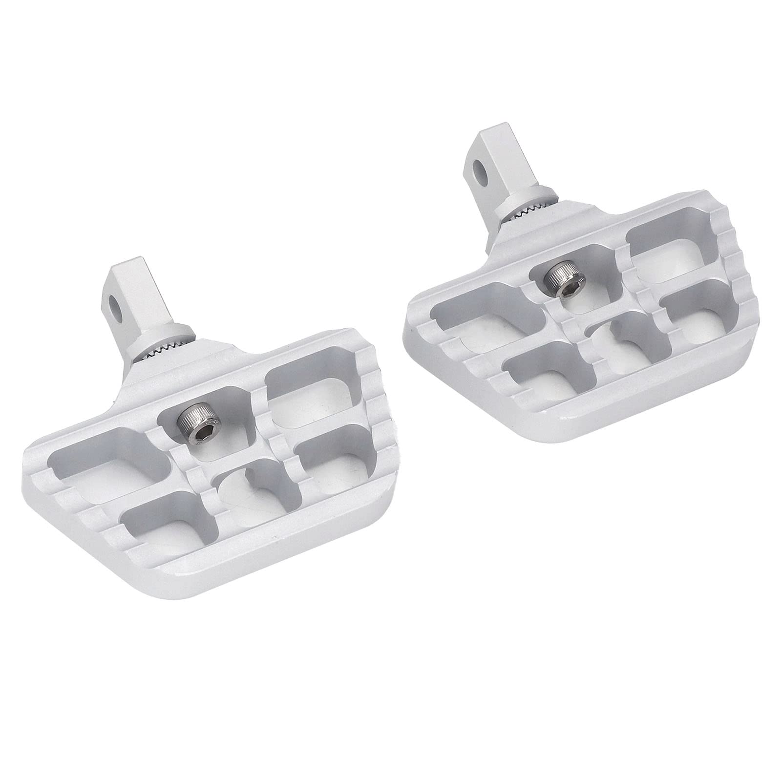 Repose-pieds Antidérapants Pour Vélo - Lot De 2, Alliage Aluminium, Compatible Essieu 3/8", 100 Mm