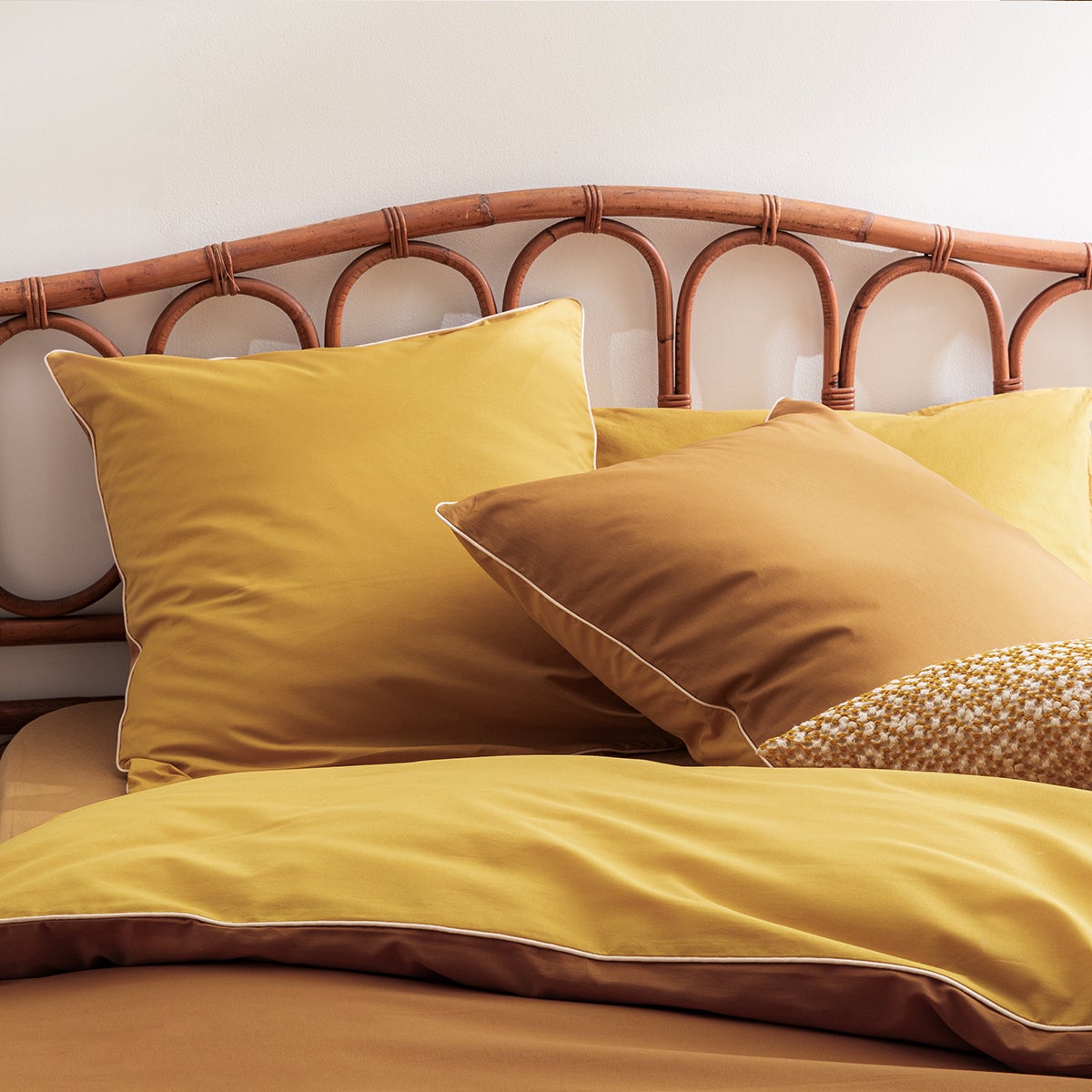 Housse de couette bicolore en coton, Bons Jours - 4