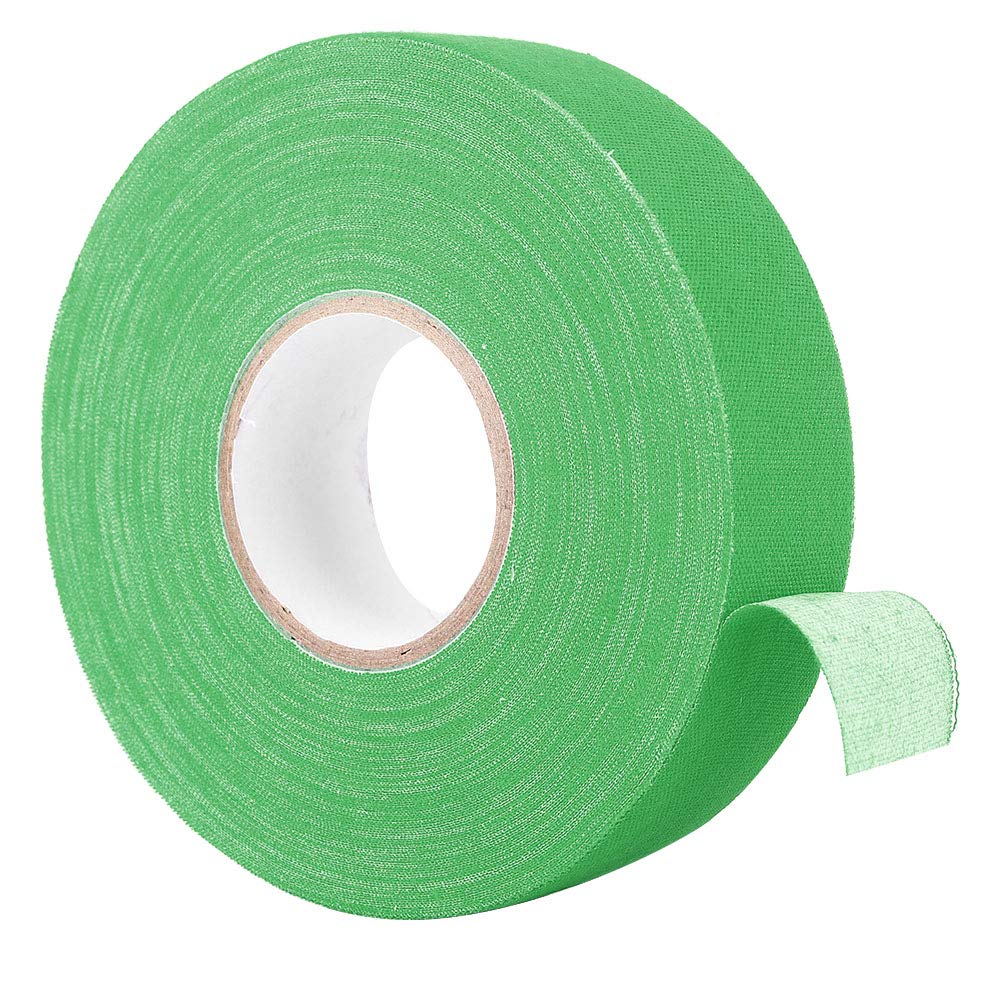 BOXOB 6St 9,14m Lacrosse Tape, 25mm 12,5mm Nicht Vorgeschnitten Lacrosse Stick Tape Baumwolle Schweißabsorbierend Hockey Band Hockey Schläger Band Für Lacrosse Baseball Golf (Gelb