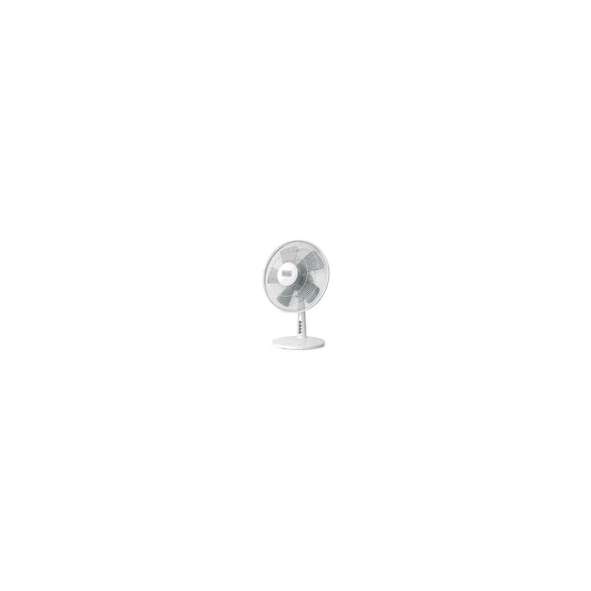 BLACK+DECKER BXEFD40E Ventilatore da Tavolo, 40 W, Plastica, Bianco