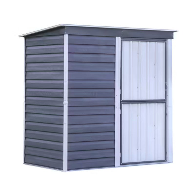 Abri métal Habrita Foresta Spacemaker Shed in Box 2,35m2 toit 1 pente ...