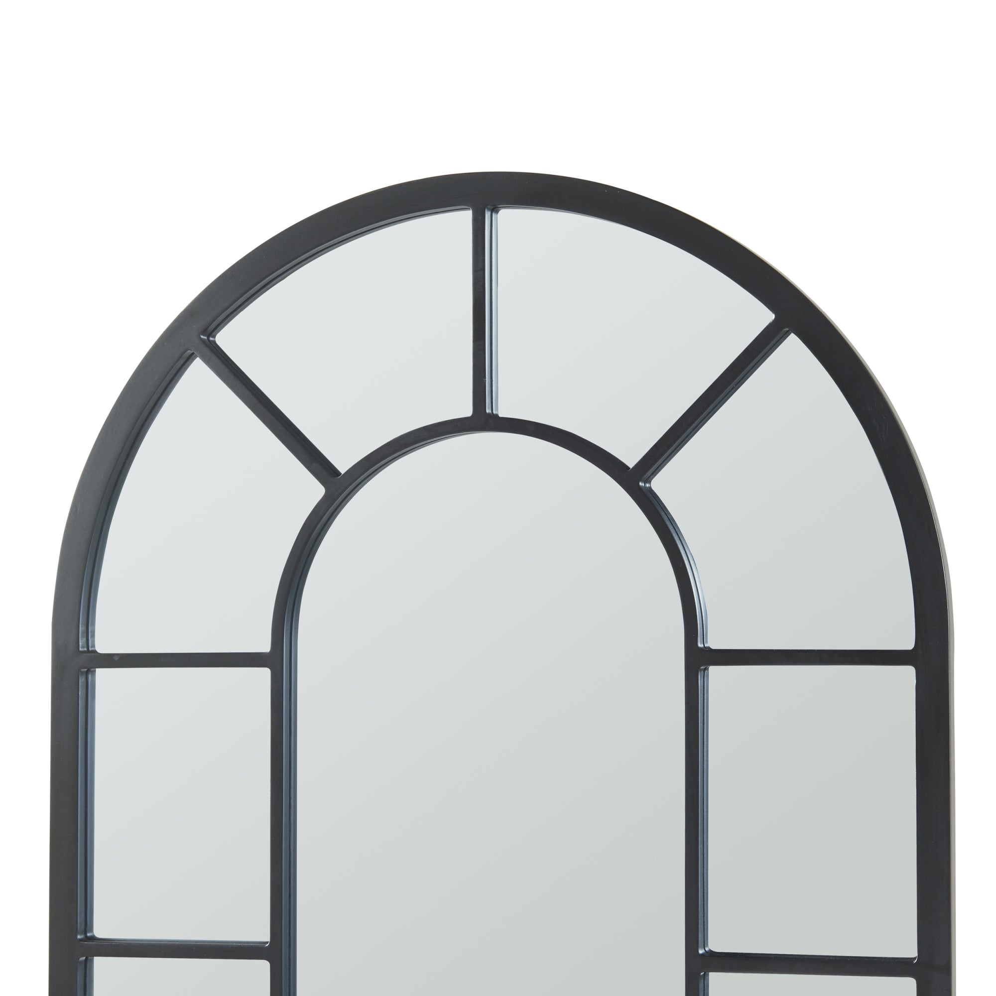 Miroir mural Enonkoski MDF 90 x 60 cm noir [en.casa] - 6
