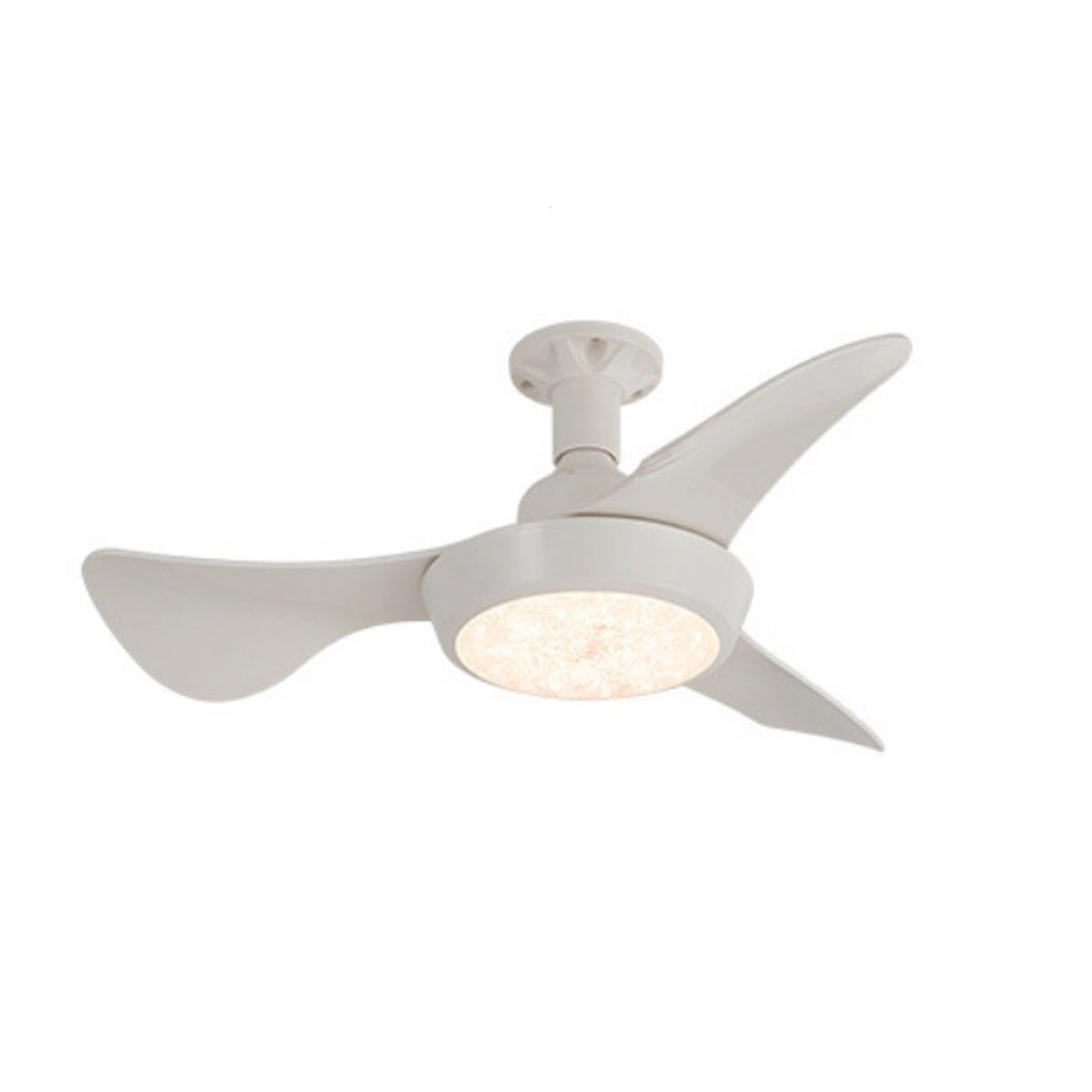 Sientice ventilador de techo minimalista de lujo ligero, ventilador con iluminación para sala de estar, lámpara colgante con función de temporizador