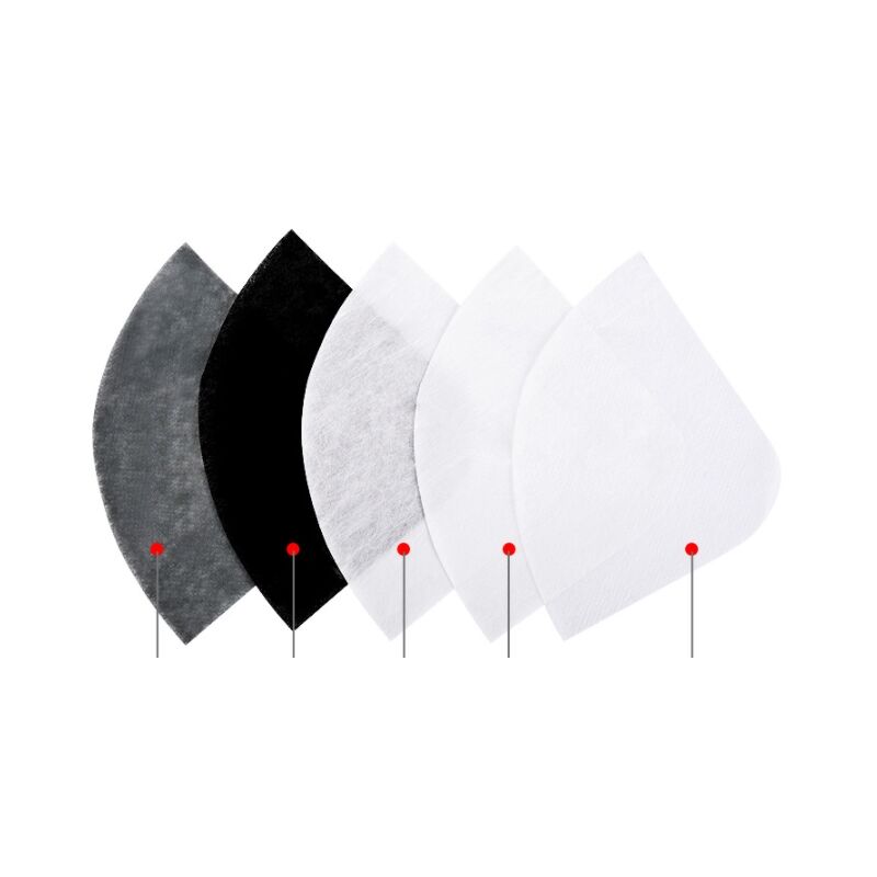 2 masques à charbon actif 5 couches respirants lavables anti-poussière brume pollen cyclisme sport extérieur avec cartouche - 2