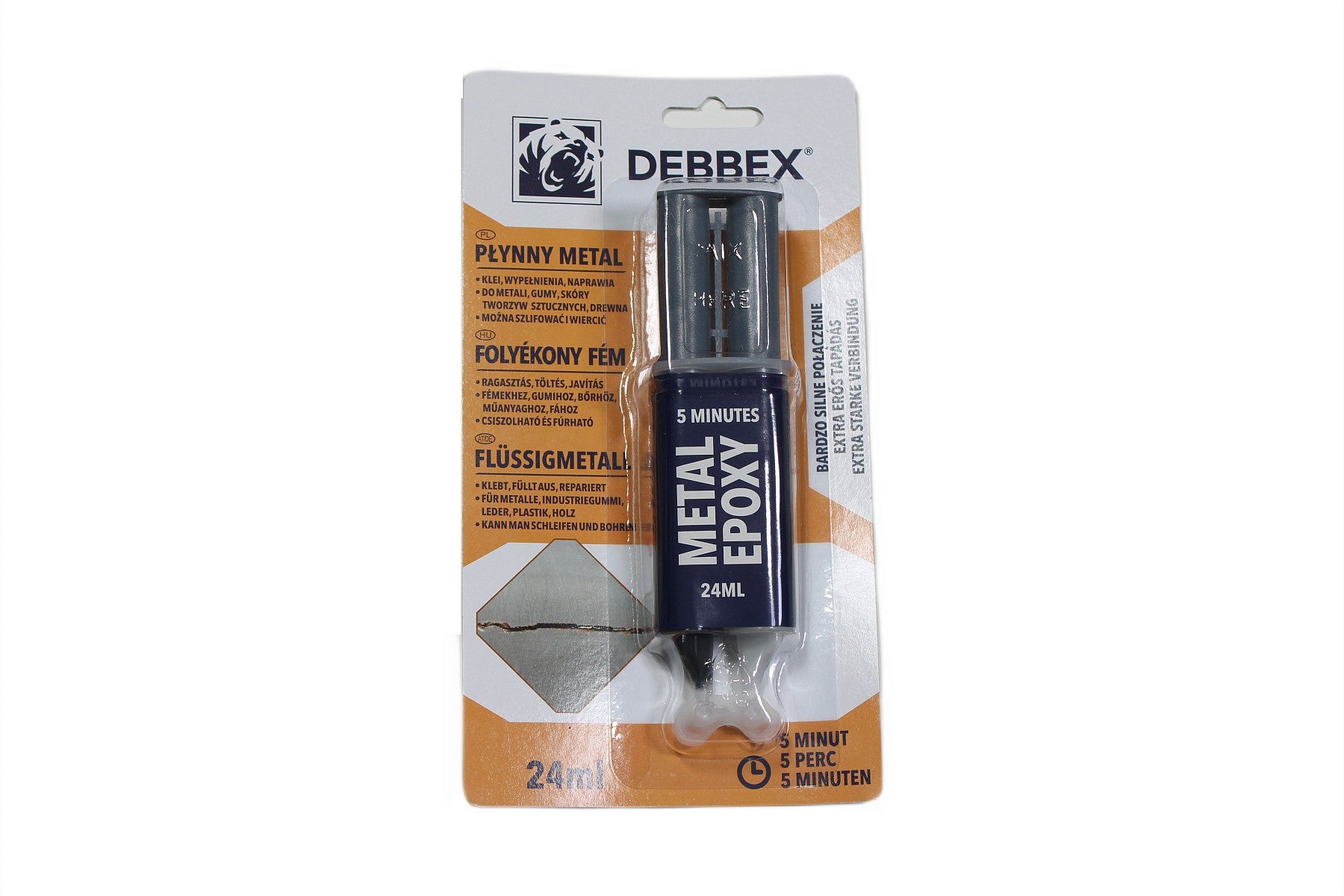 METAL EPOXY - szybkoschnący klej epoksydowy dwuskładnikowy do metalu 24ml