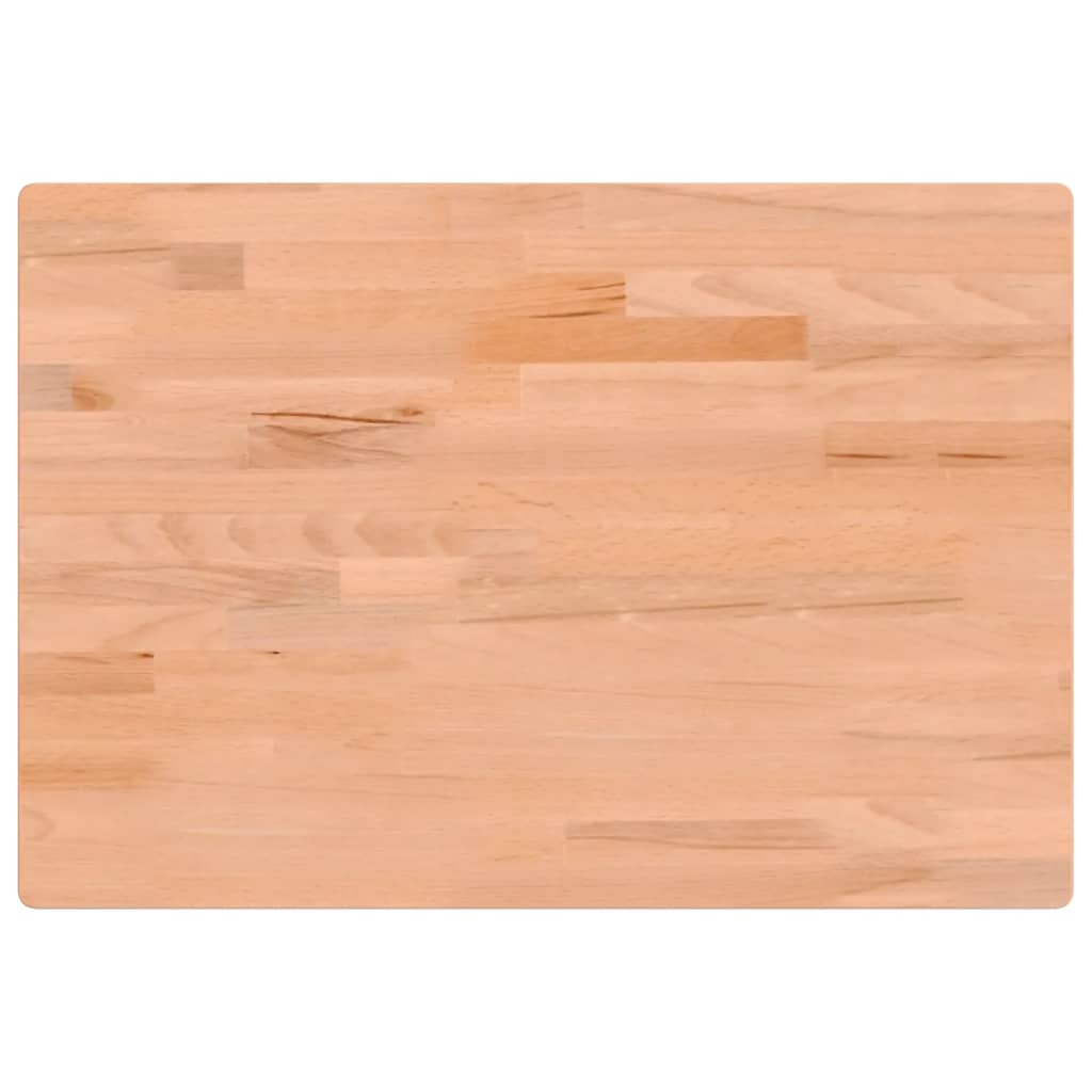 Tablero de escritorio madera maciza de haya 80x55x2,5 cm - comfortxl