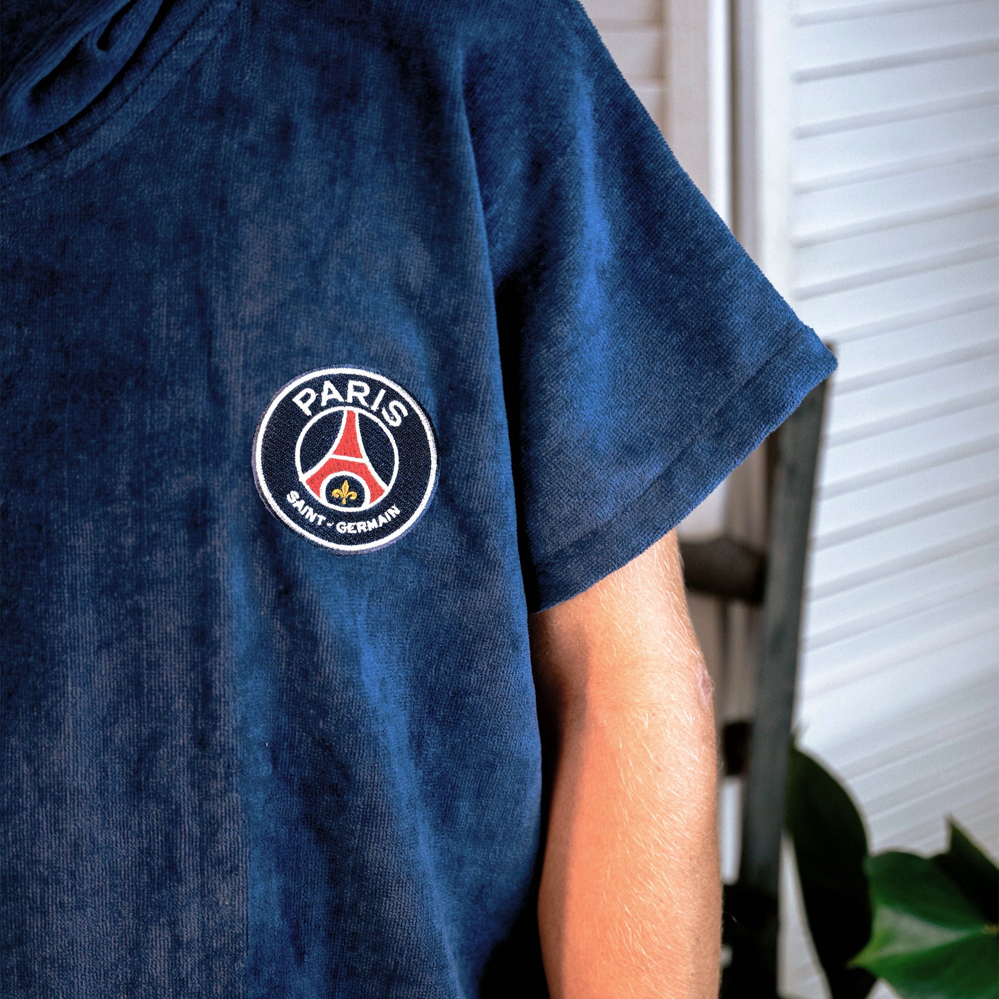 Poncho de bain Enfant 100% Coton, PSG LOGO - 3