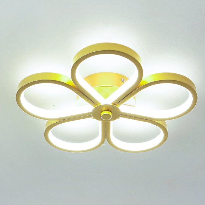 Plafon LED, nowoczesny plafon, kinkiet, światła dekoracyjne, światło białe 6000K (złoty)