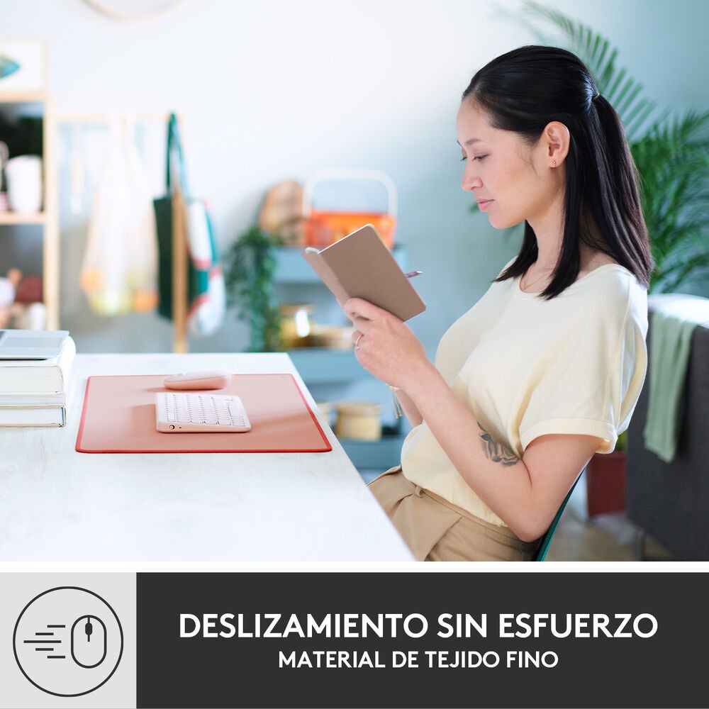 Logitech Studio Series Alfombrilla de Escritorio Rosa Oscuro - Imagen 4