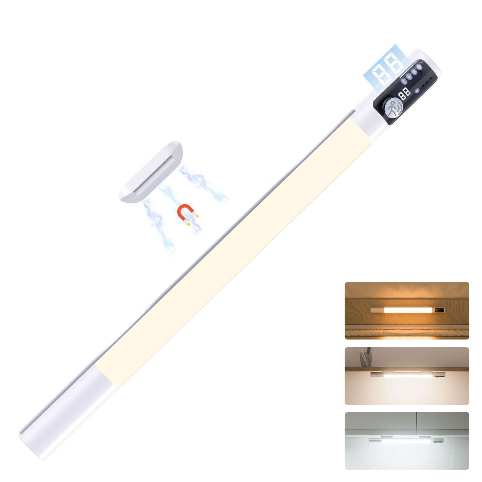 Lampe Détecteur De Mouvement, Lampe De Nuit Sans Fil Alimentée Par