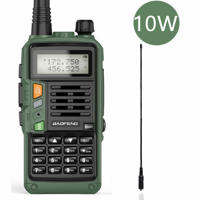 UV9R 10W 2800MAH TRI BAND VHF UHF 2-DROŻNE RADIOKRÓTKOFALÓWKI RĘCZNE URZĄDZENIA RADIOWE