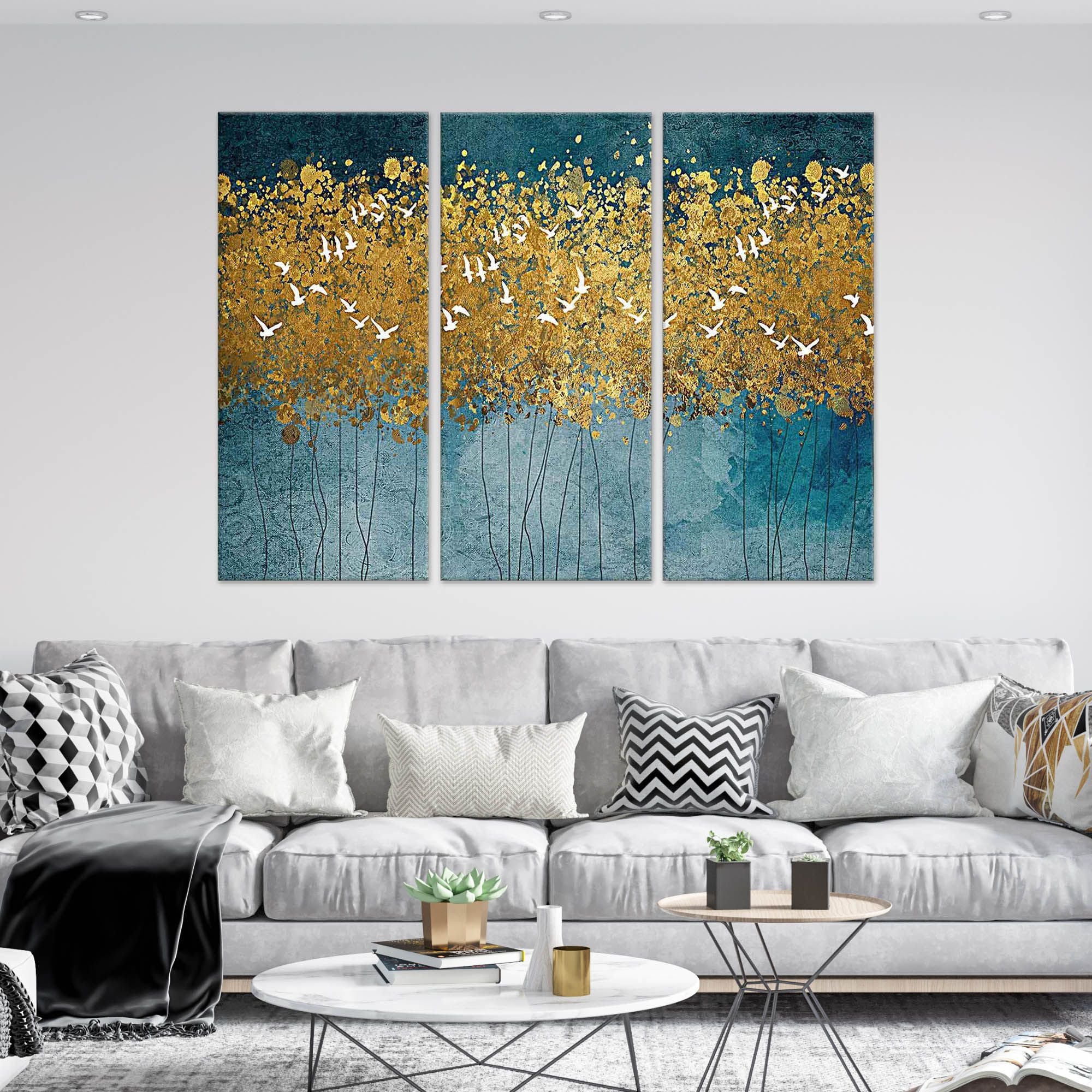 Visario Quadro su tela africa 130 x 80 c 4 tele odello nr XXL 6138. I
