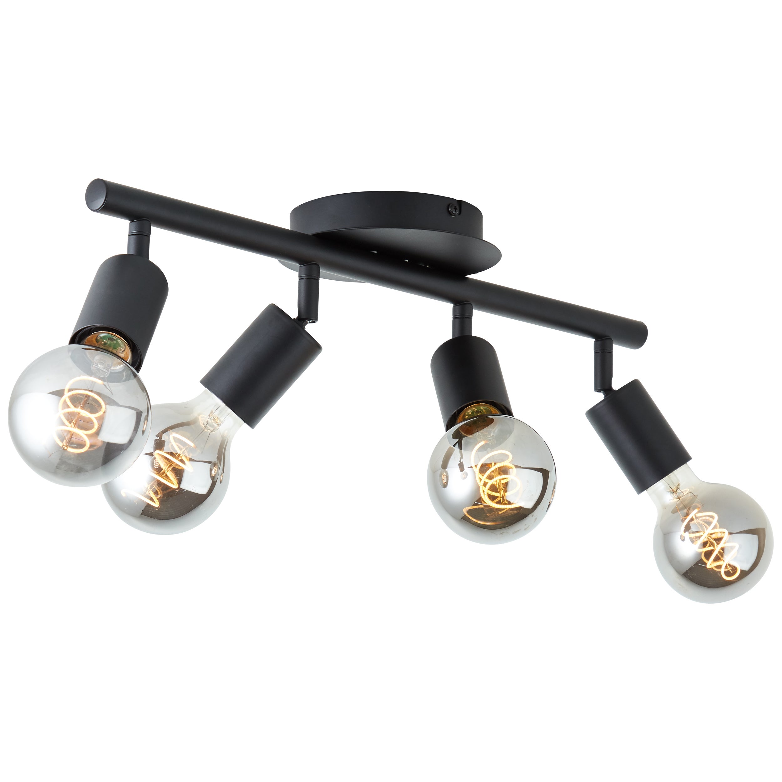 Lampa Brilliant Tiffany spot tube 4-lampowy czarny matowy 4x A60, E27, 28 W - 2