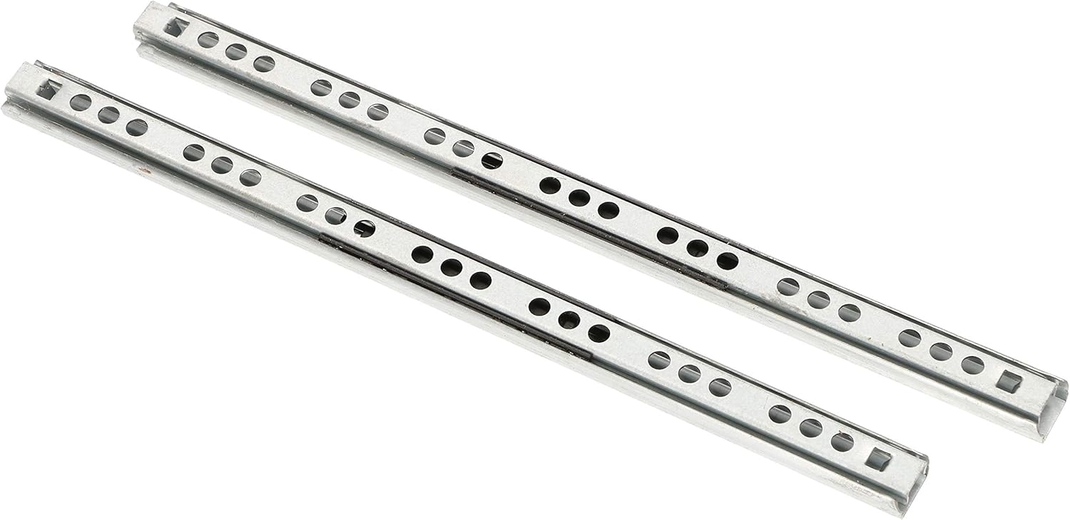 2 sztuki, ciche prowadnice szuflad, teleskopowe prowadnice kulkowe z tłumieniem (246 mm)
