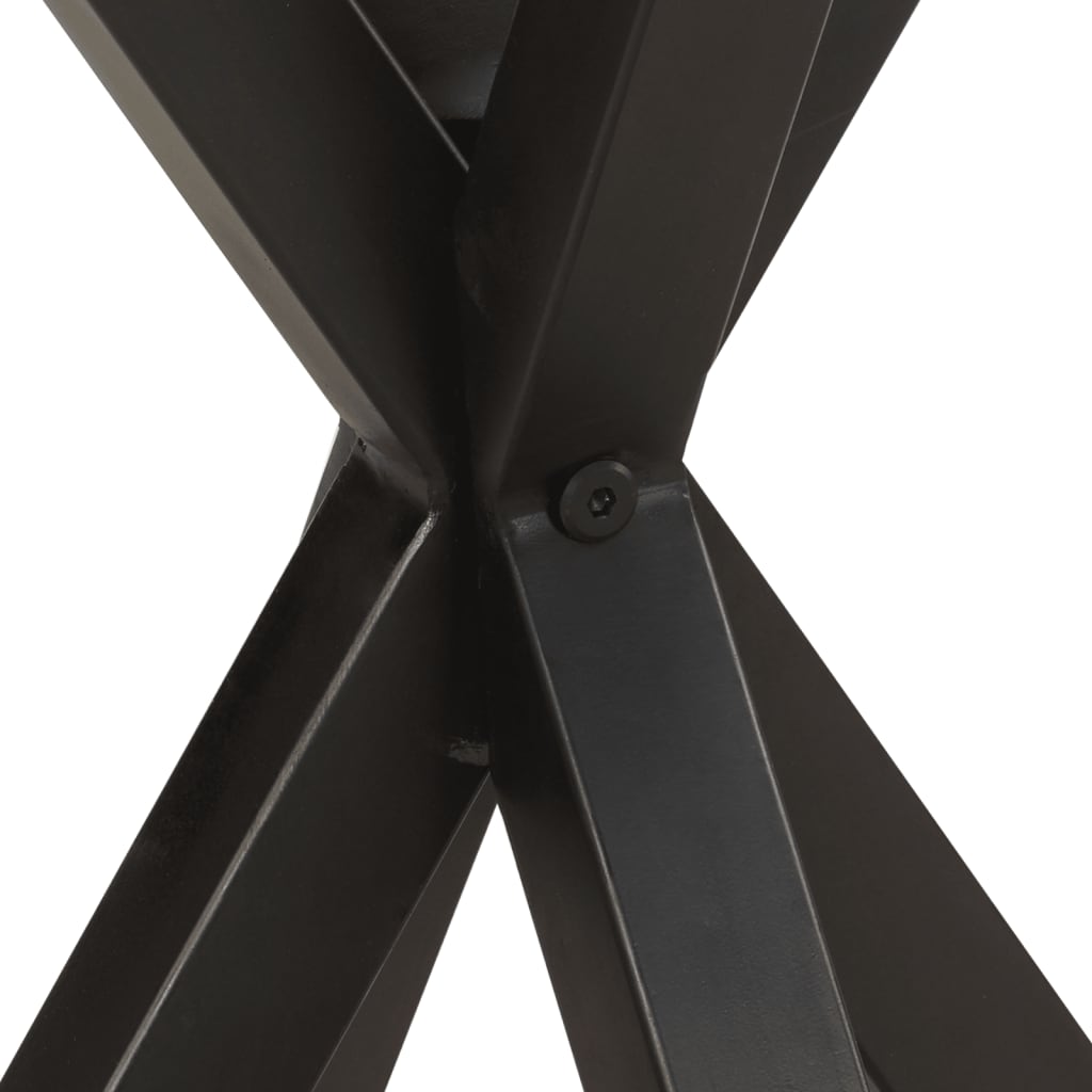 Maison Exclusive - Tavolino di Servizio 48x48x56cm in Legno Massello di Acacia - 5