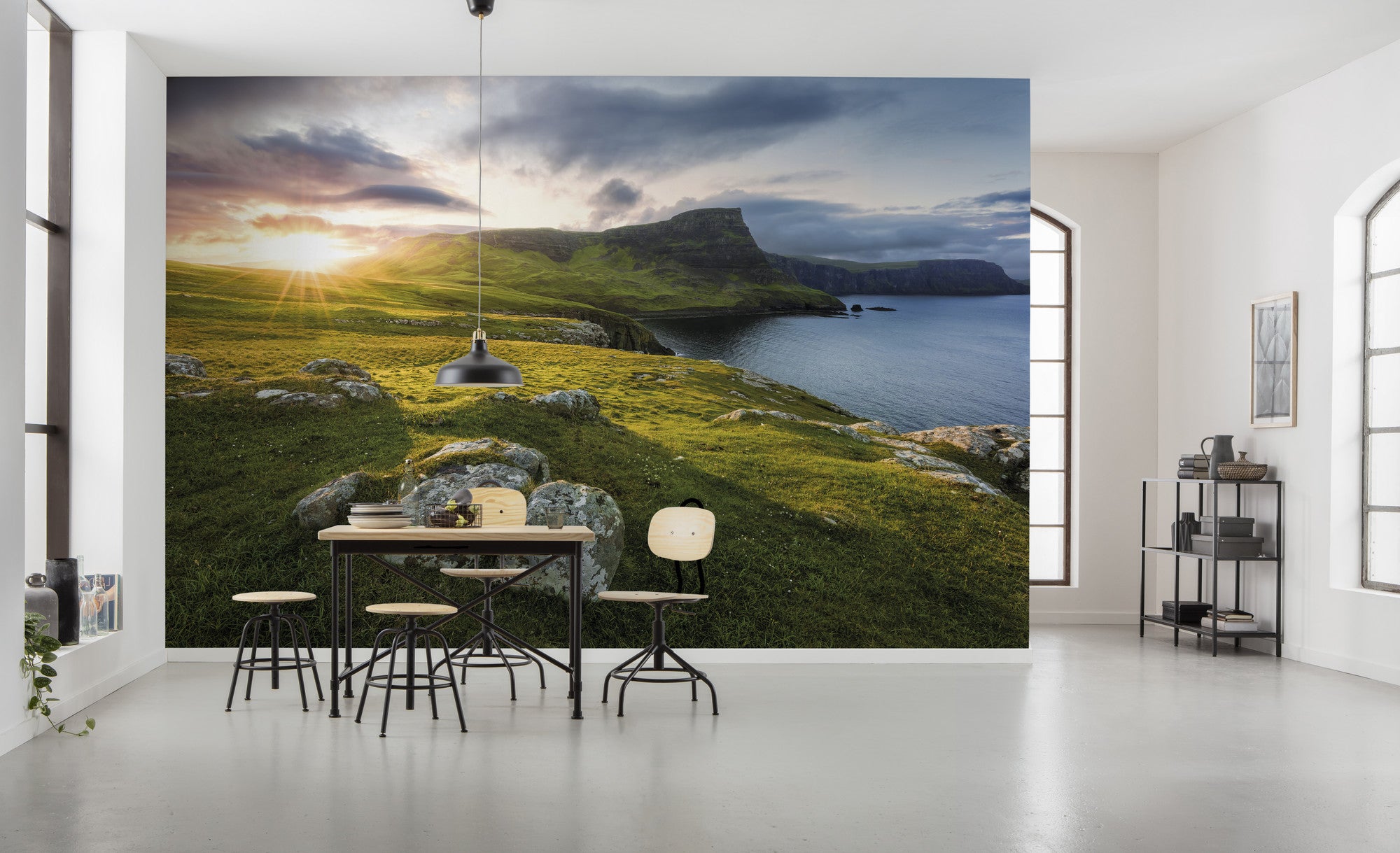 Fototapeta krajobraz zielonymIniebieskim - 450 x 280 cm - SANDERS &amp; SANDERS