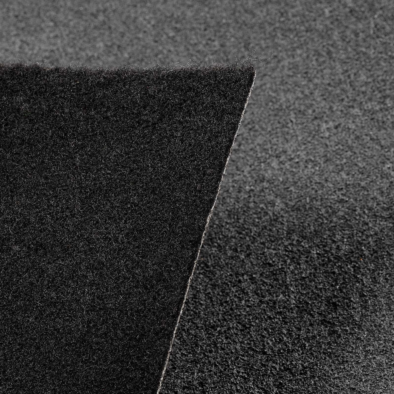 KARAT >Tapis de coffre de voiture Mustang Garniture intérieure Noir 200