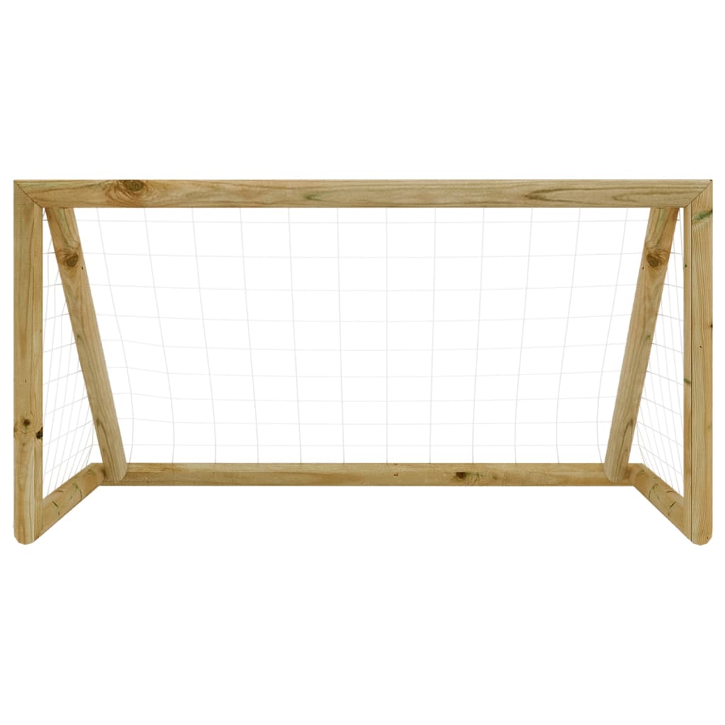 Maison Exclusive - Baliza de futebol com rede 160x80x100 cm pinho impregnado - 2
