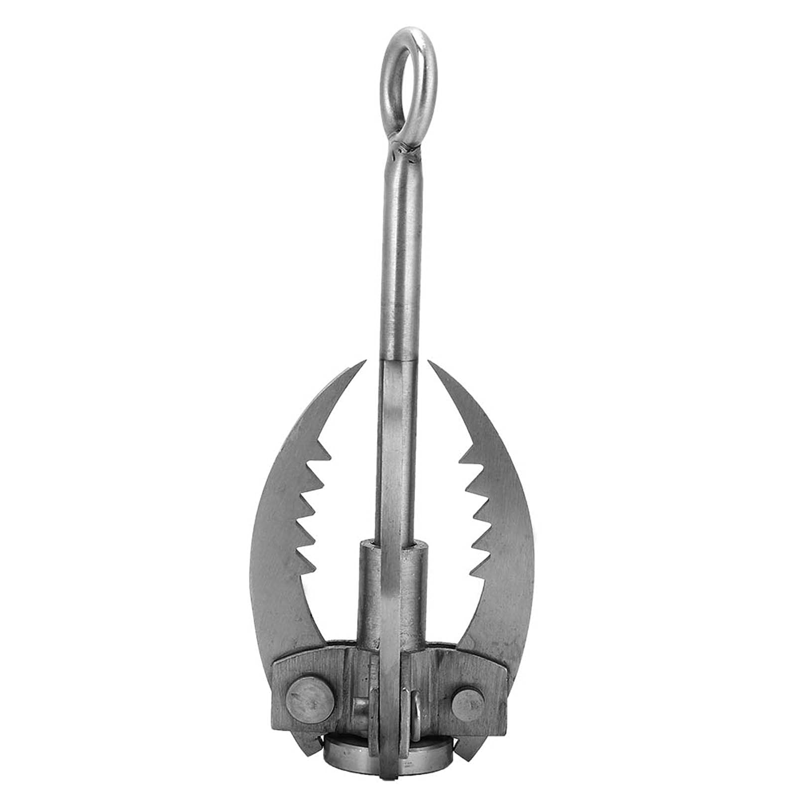 Gancio Da Arrampicata In Acciaio Inox - Rampino Pieghevole, 4 Artigli - Per Sopravvivenza E Arrampicata - Foto 7