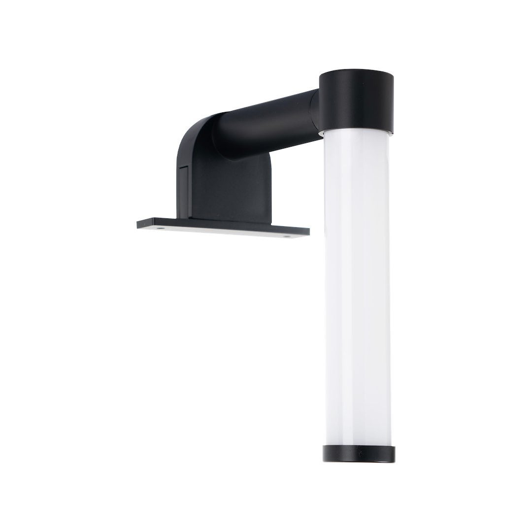 Kinkiet nad lustro APA LED 4W Ciepła biel 240lm czarny wym: 15x5,1x11,7 cm IP44 Milagro