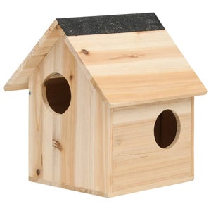 Mangeoire Pour Écureuils En Bois Massif 33 X 23 Cm - Résistante Aux Intempéries, Grand Espace De Rangement Graines - Pour Jardin, Forêt