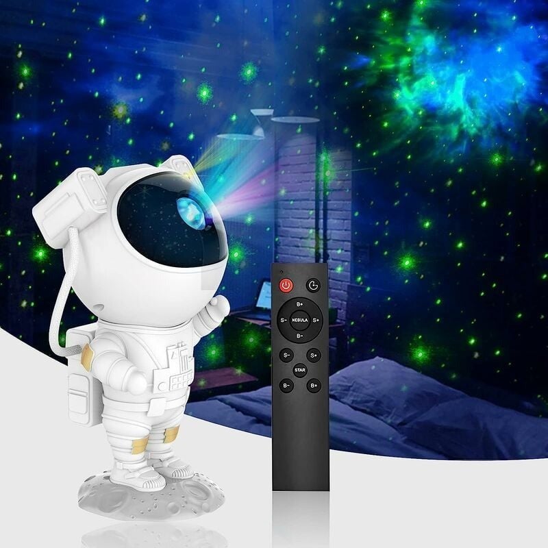 Projecteur Astronaute JVISION - Ciel étoilé, 8 Modes Nébuleuse, Pour Chambre D'enfant