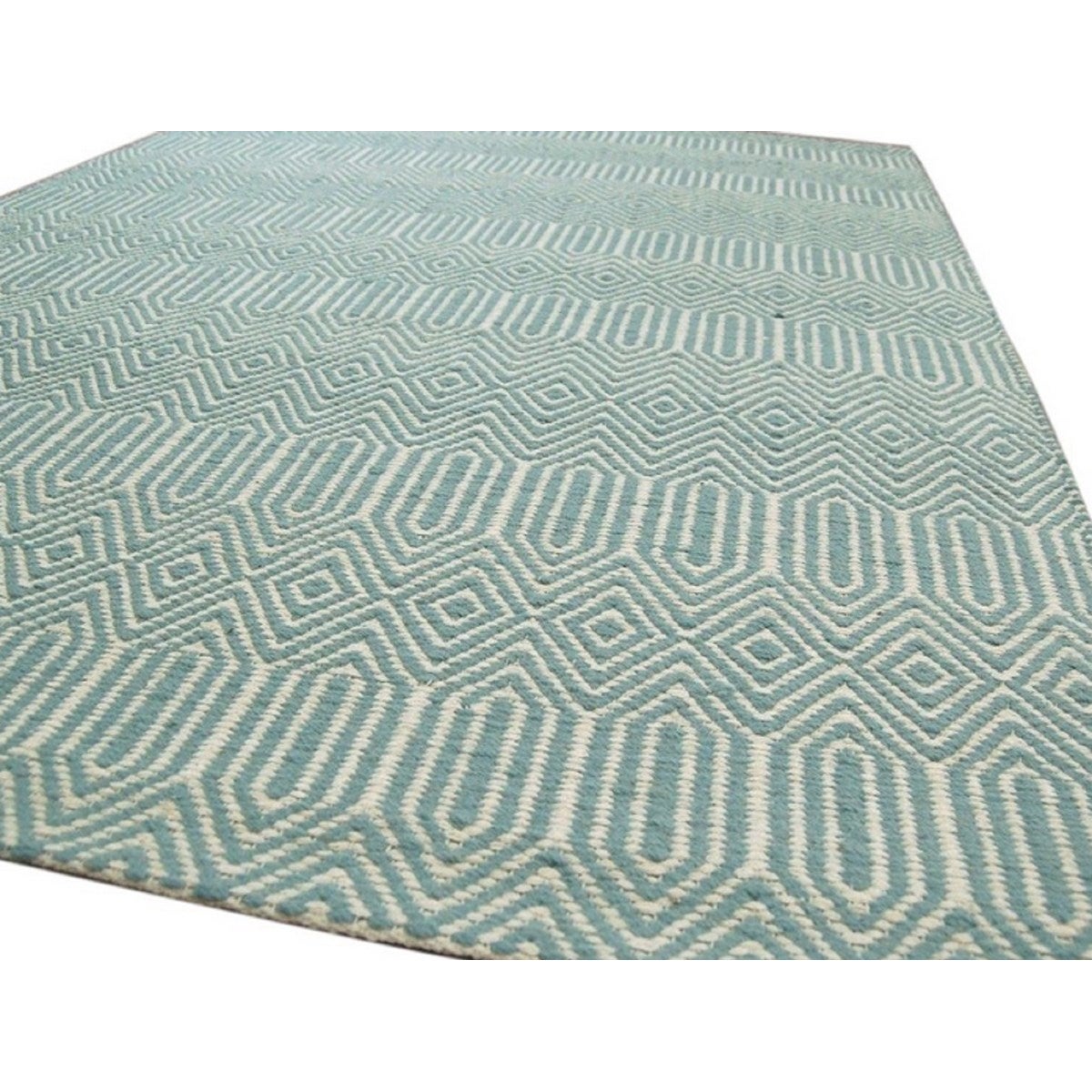 Tapis Laine et Coton tissé main style berbère SILWAN 160x230 cm - 3