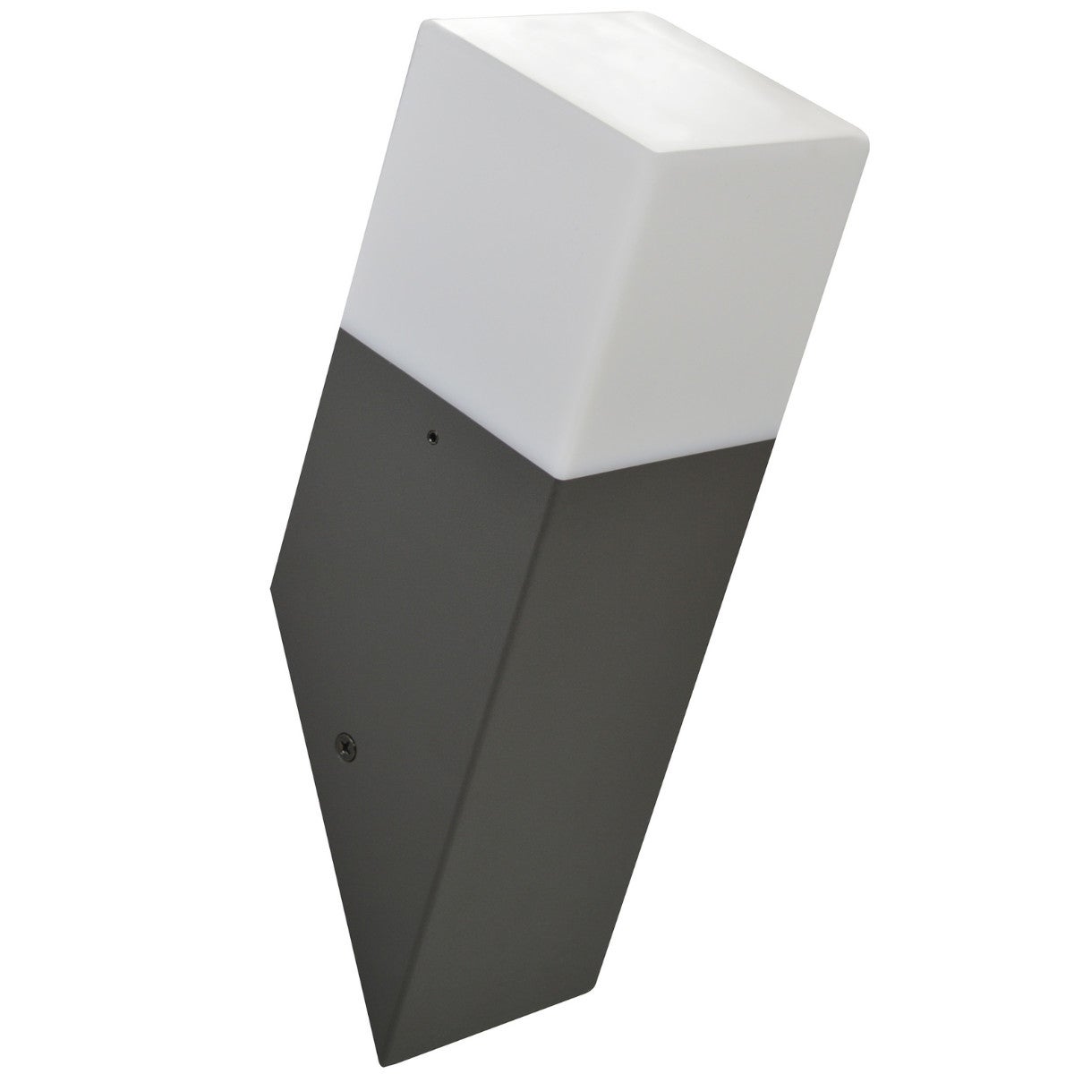 Kinkiet zewnętrzny NEW YORK grafitowo-mleczny 1xE27x12W wym: 25x7,8x7,8 cm IP44 Polux
