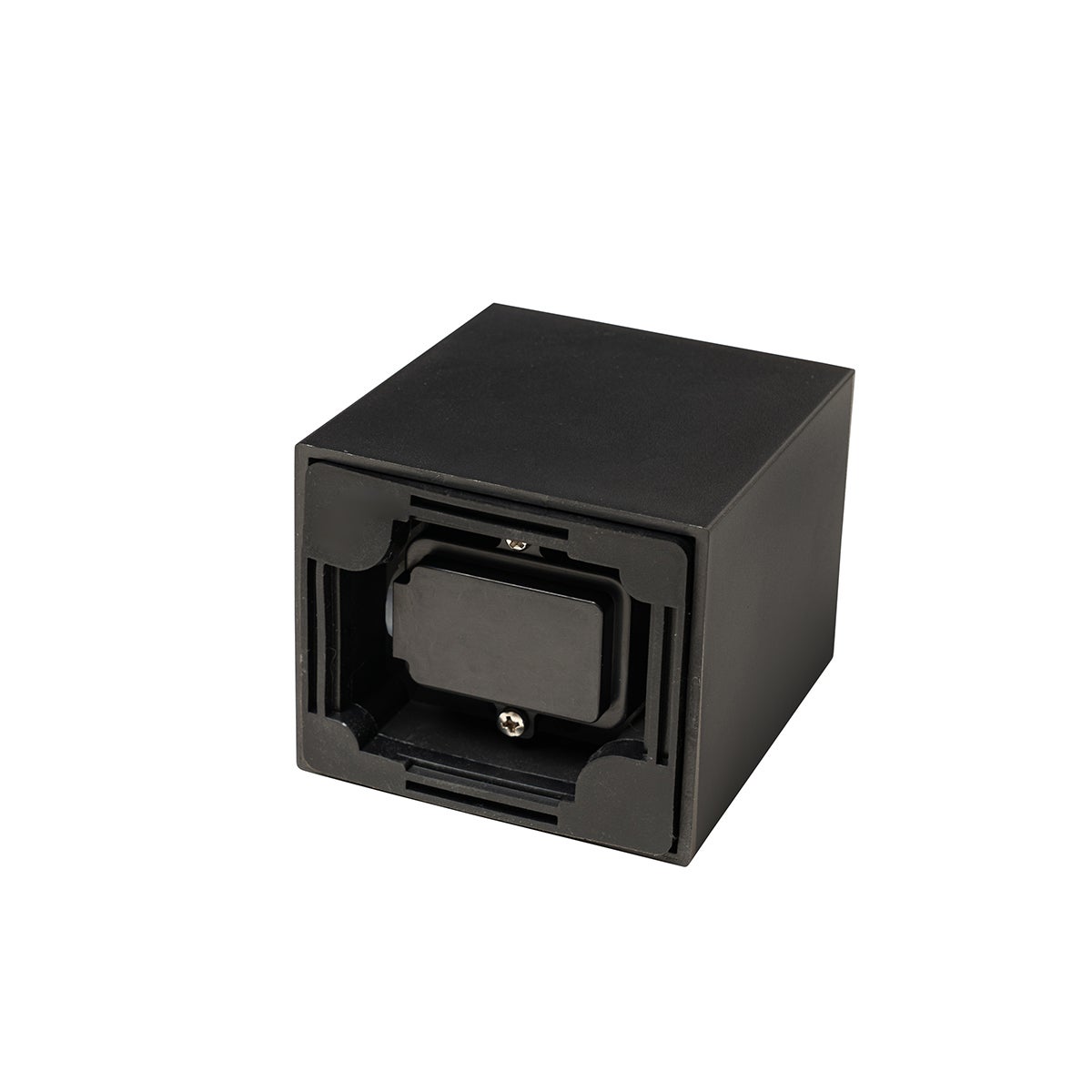 Lampada da parete smart per esterni nera IP65 con Wifi GU10 50mm - Baleno - 8