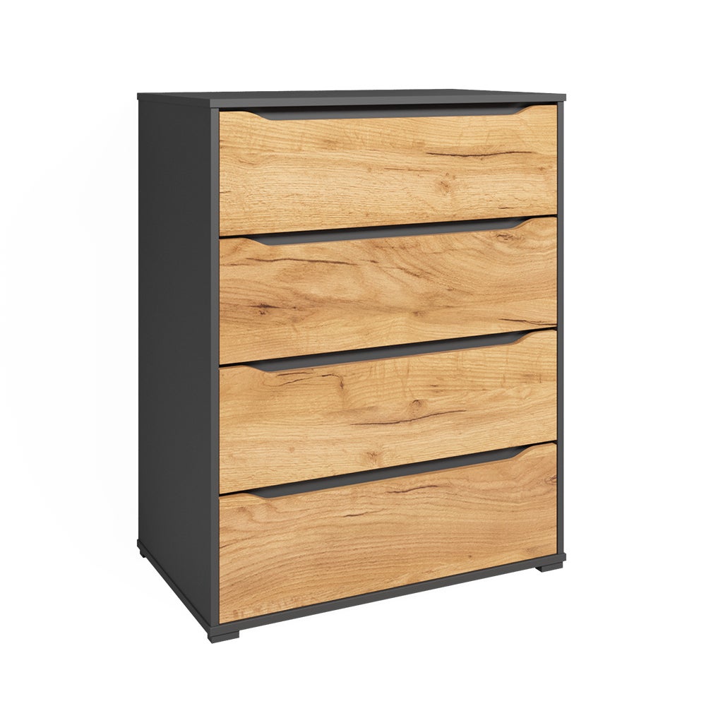 Vicco Kredens Ruben, Złoty dąb energetyczny, 48 x 101.6 cm z szufladami