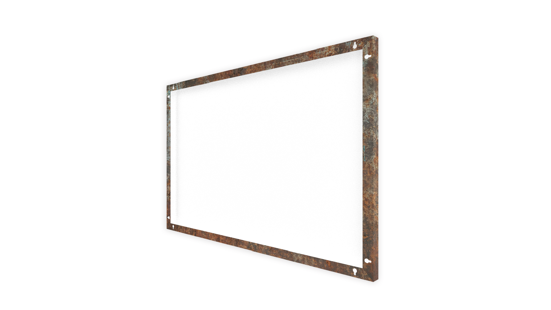 Tableau Magnétique en Métal Style Rouille 90x60cm, MetalBoards pour tout type d'Aimants - 6