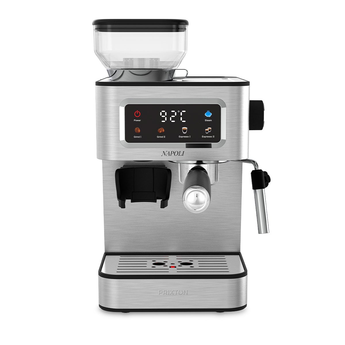 Prixton Cafetera Espresso Nápoli (Café En Grano / Molido / Cápsulas) - Imagen 2