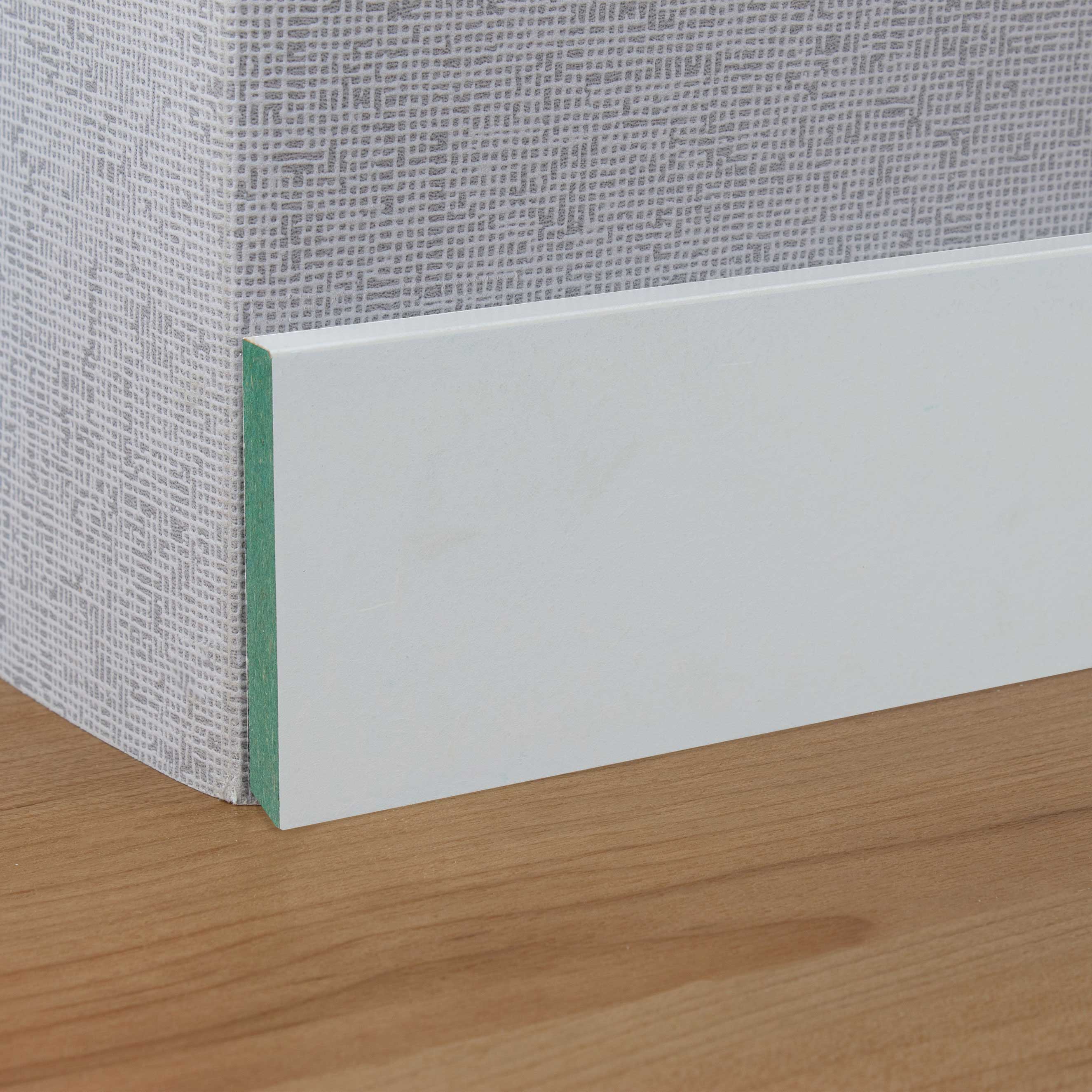 PROVISTON Plinthe 12 x 100 x 2440 mm MDF Hydro Prépeint Plinthe carré lot de 5 - 4