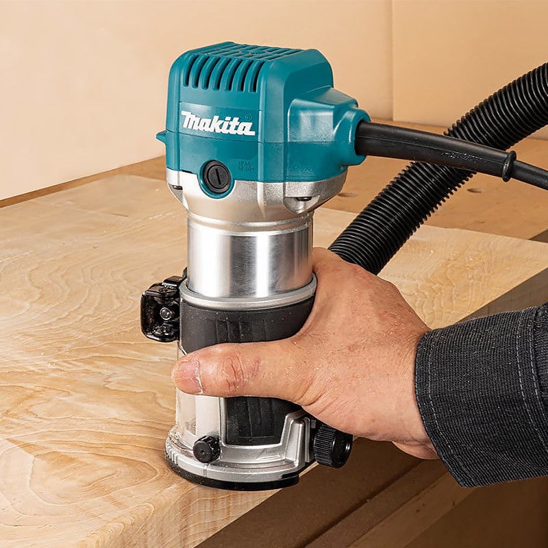 Frezarka Makita RT0702CX2J 710 W Prędkość zmienna 10 000-34 000 obr/min