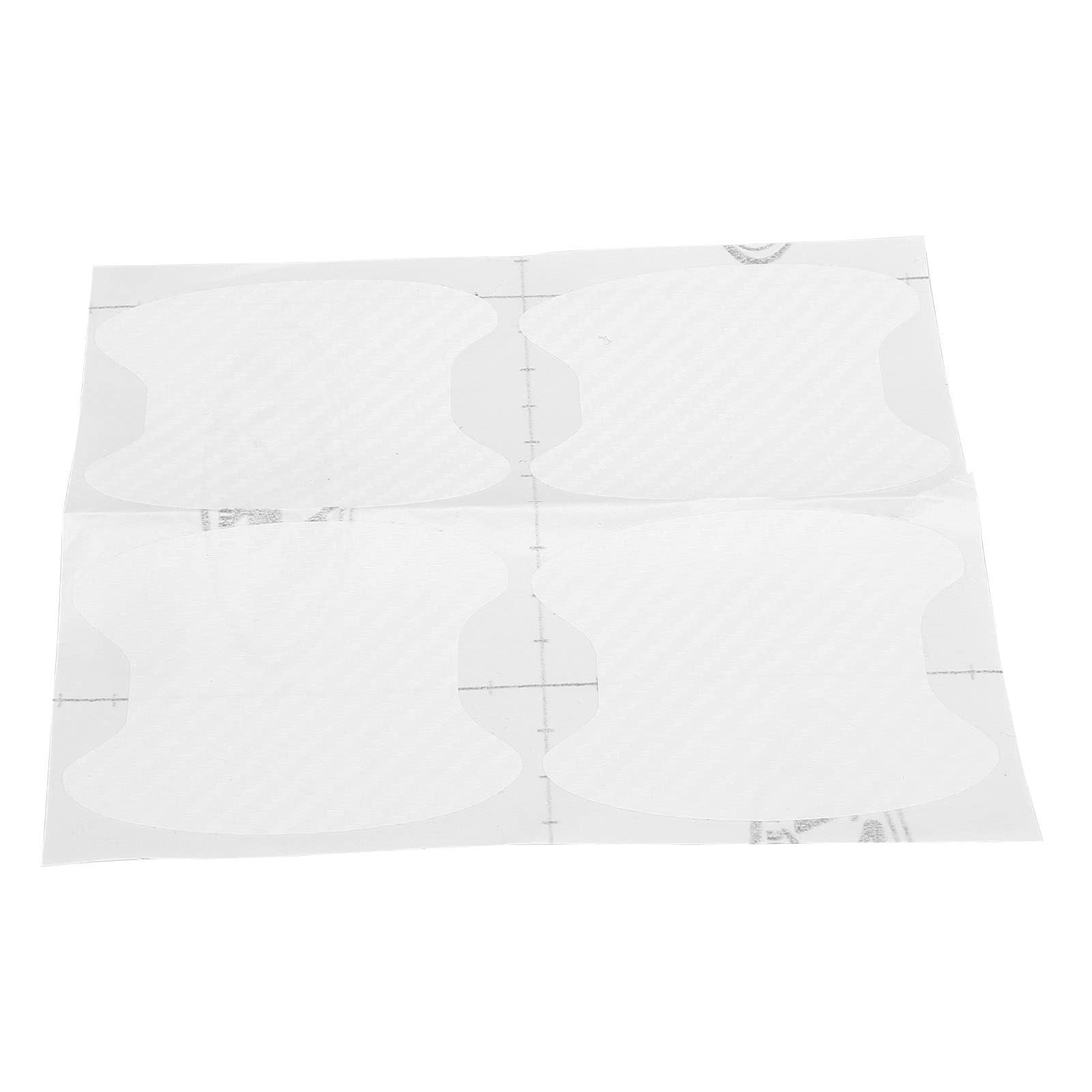 4 Coperture Maniglia Interna Porta In Fibra Di Carbonio Per Mercedes W204 (2005-2012) - Autoadesive, Finitura Lucida