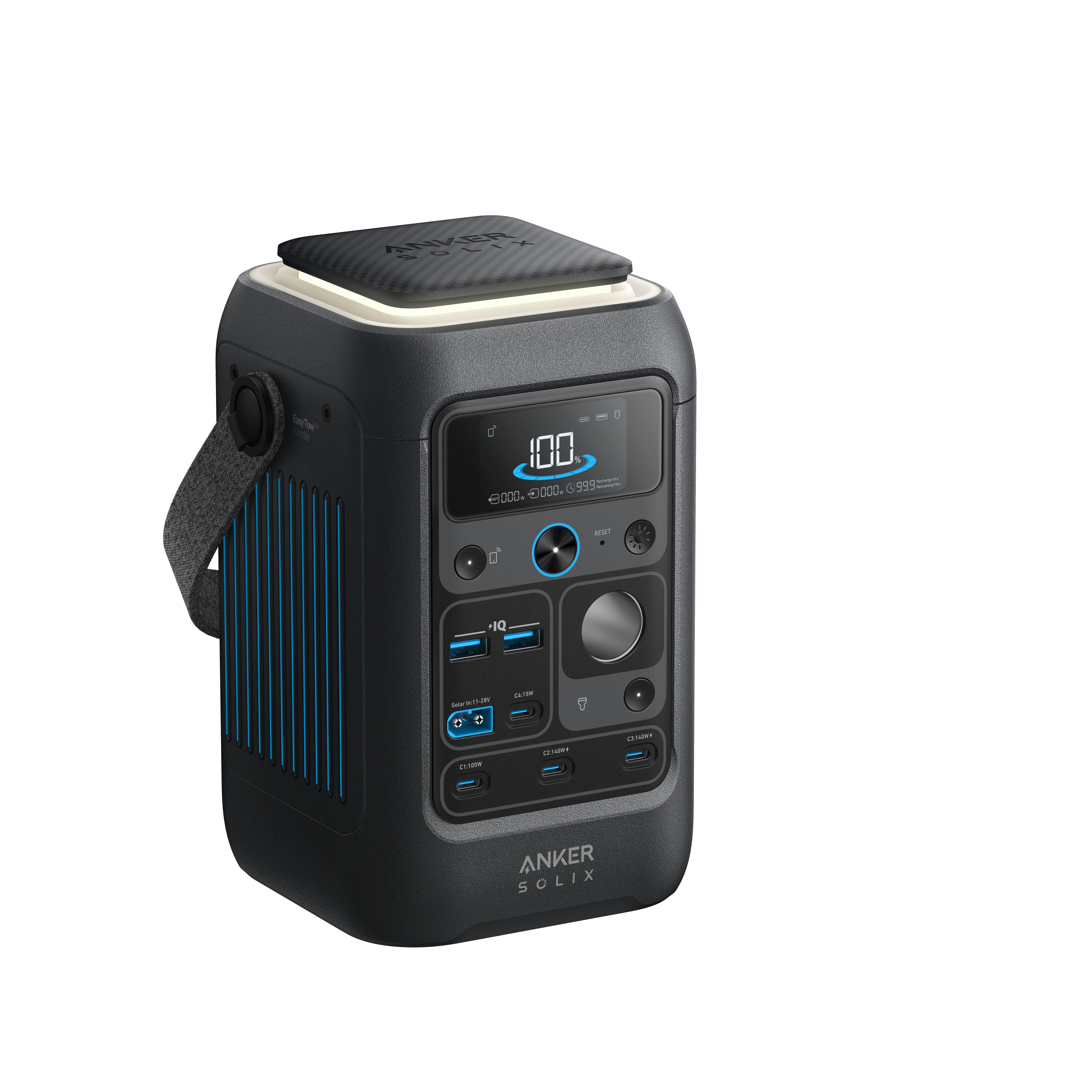 Anker SOLIX C300X DC Bateria Portátil com Alça - 90000mAh (288Wh), Saída CC 300W - 3
