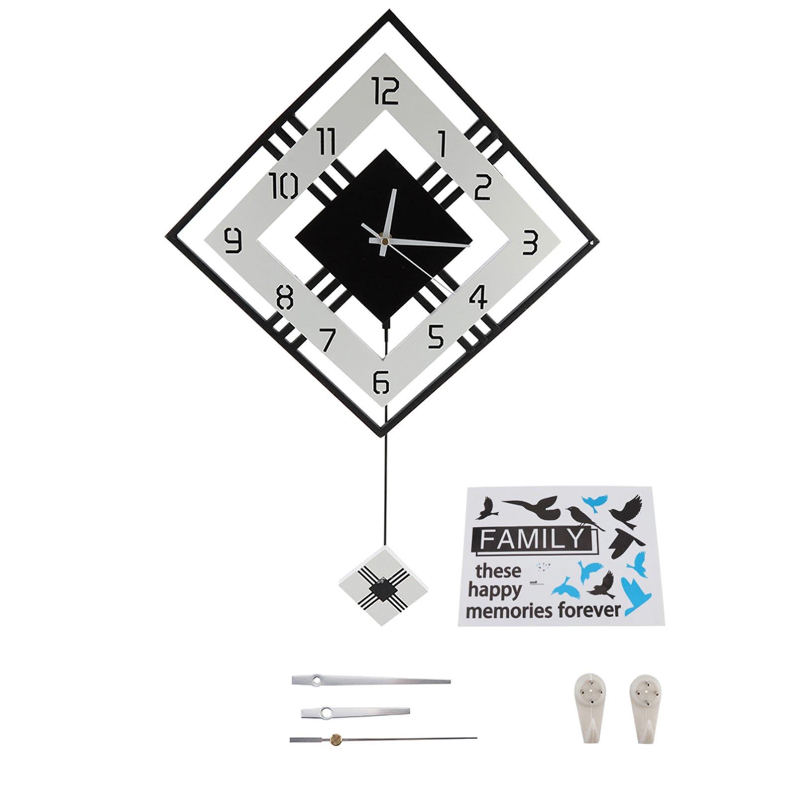 Orologio da parete moderno con pendolo per la decorazione della