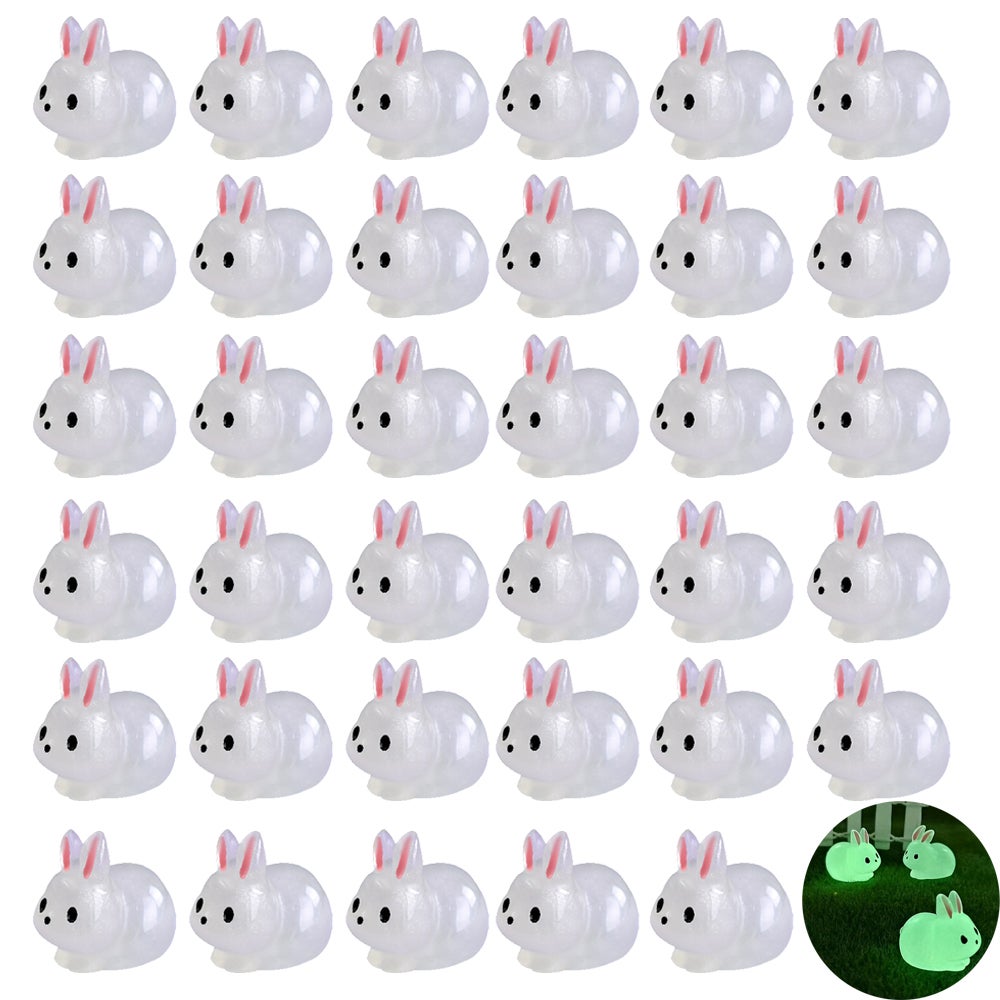 24 Mini Animaux Zodiaque Phosphorescents En Résine - Figurines Mignonnes 1,8 Cm Pour Décoration Aquarium, Jardin, Maison De Poupée