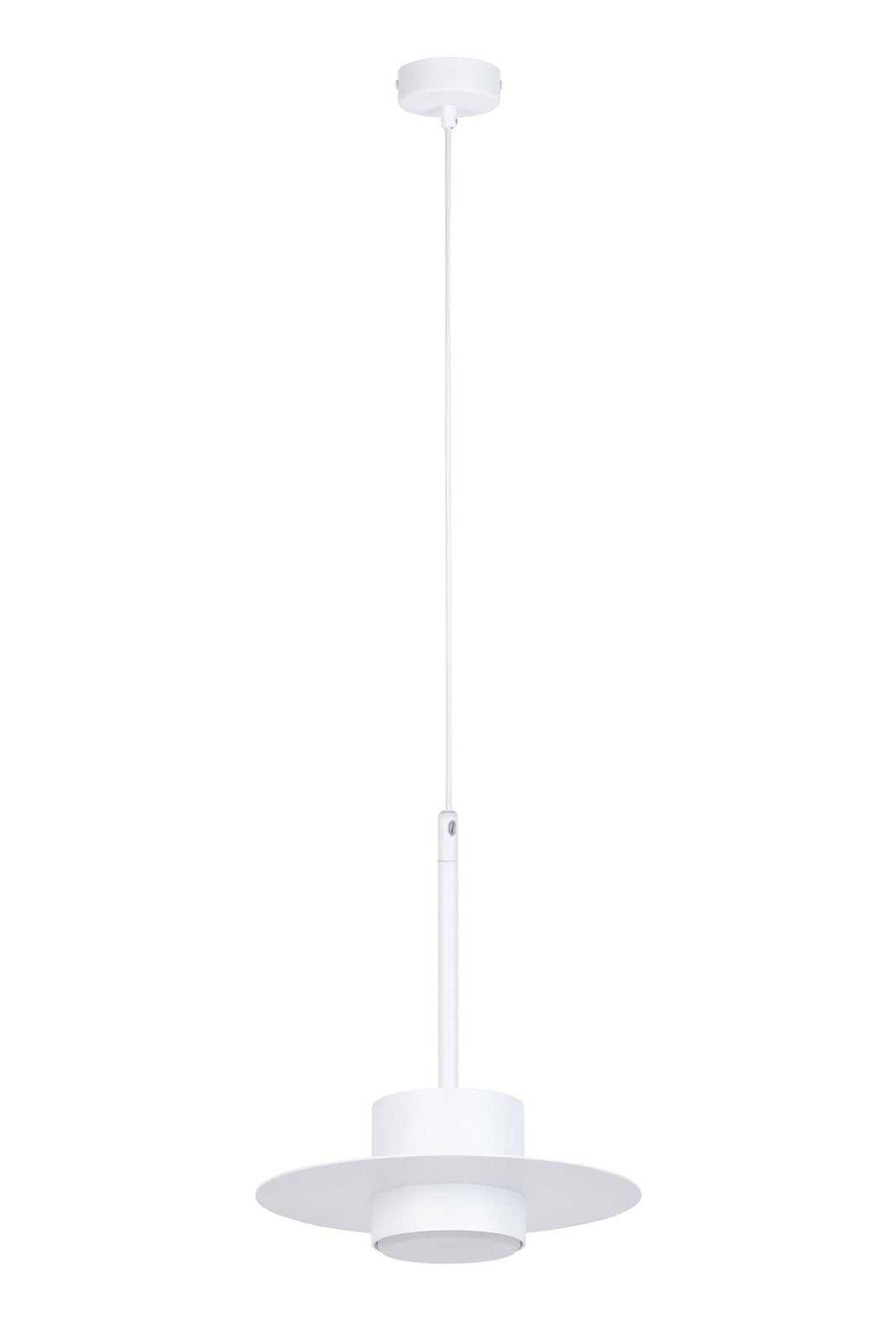 Lampa wisząca Charlie biała 1xGX53x12W wym: 150 x 20 x 20 cm metal SIGMA