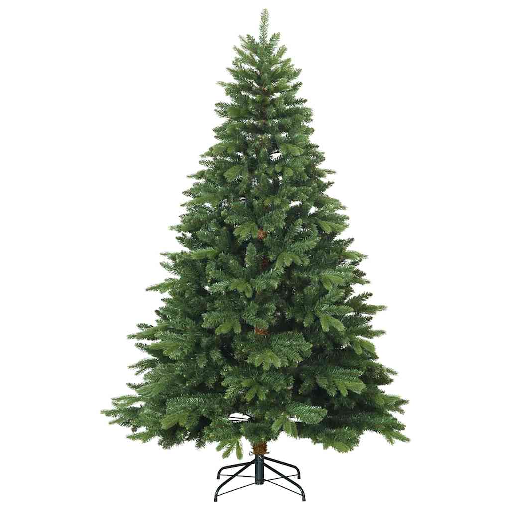 Sapin de Noël | Arbre de Noël artificiel avec 300 LED Vert 180 cm PE et PVC - 4