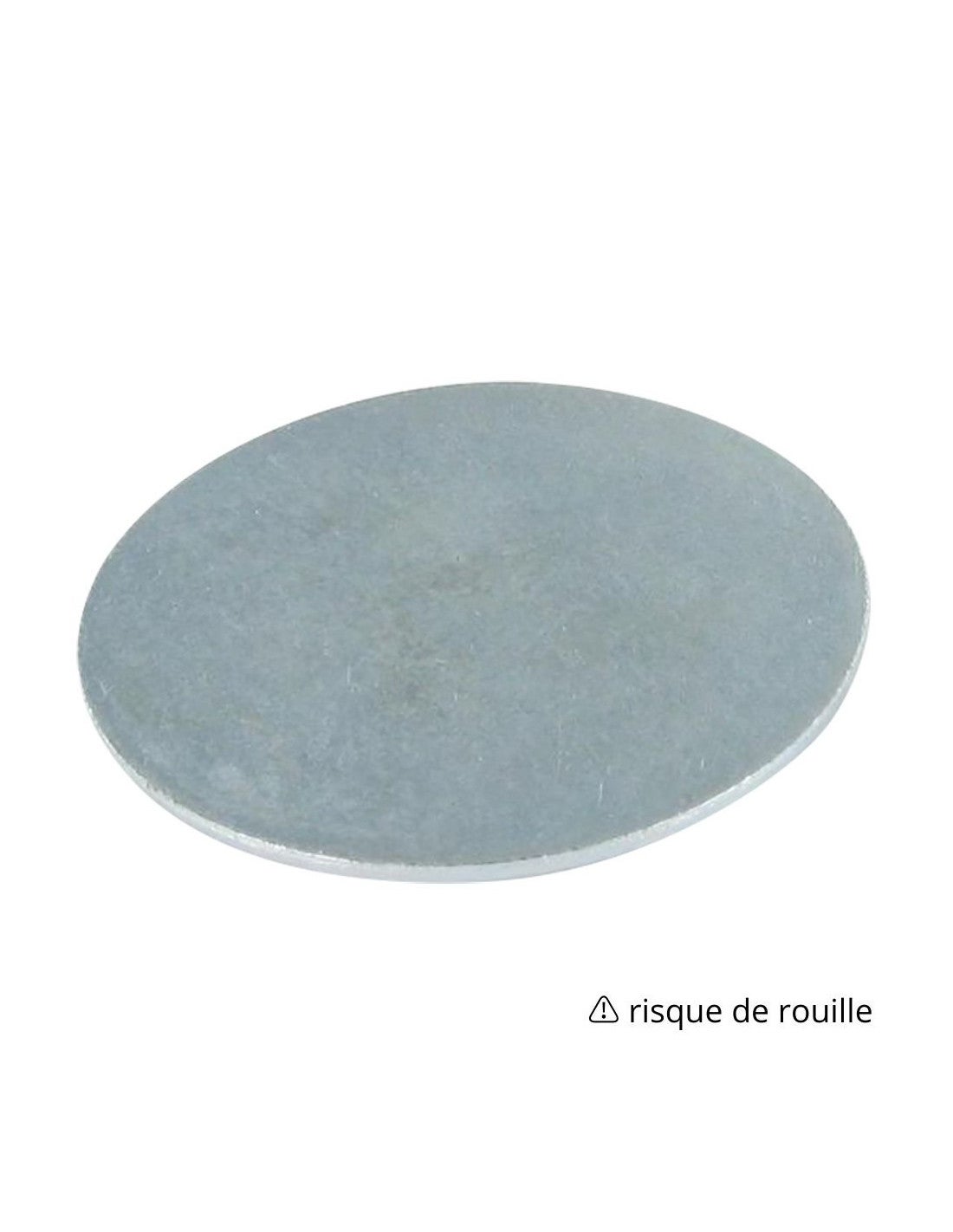 Rondelle / Disque sans trou 80X3 Acier brut-5 pièces - 2