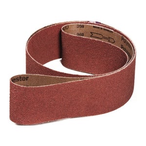 Bosch Accessories 2609256225 Bandes Abrasives Pour Ponceuses à Bande Qualité Rouge 100 X 610 Grain 40 Lot De 3 Feuilles