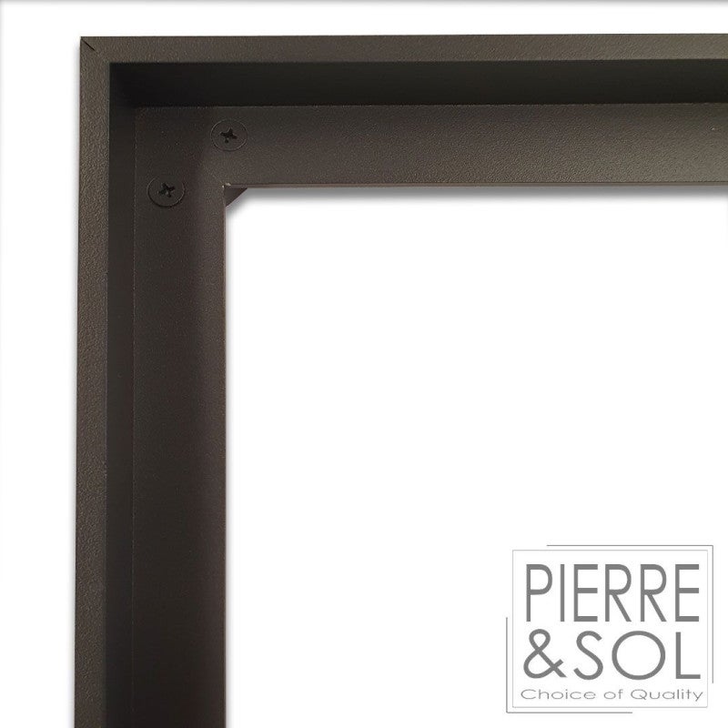 Proma-AZ - Cadre de paillasson en aluminium - Couleur Anthracite - Rosco - 600 x 400 mm - 3