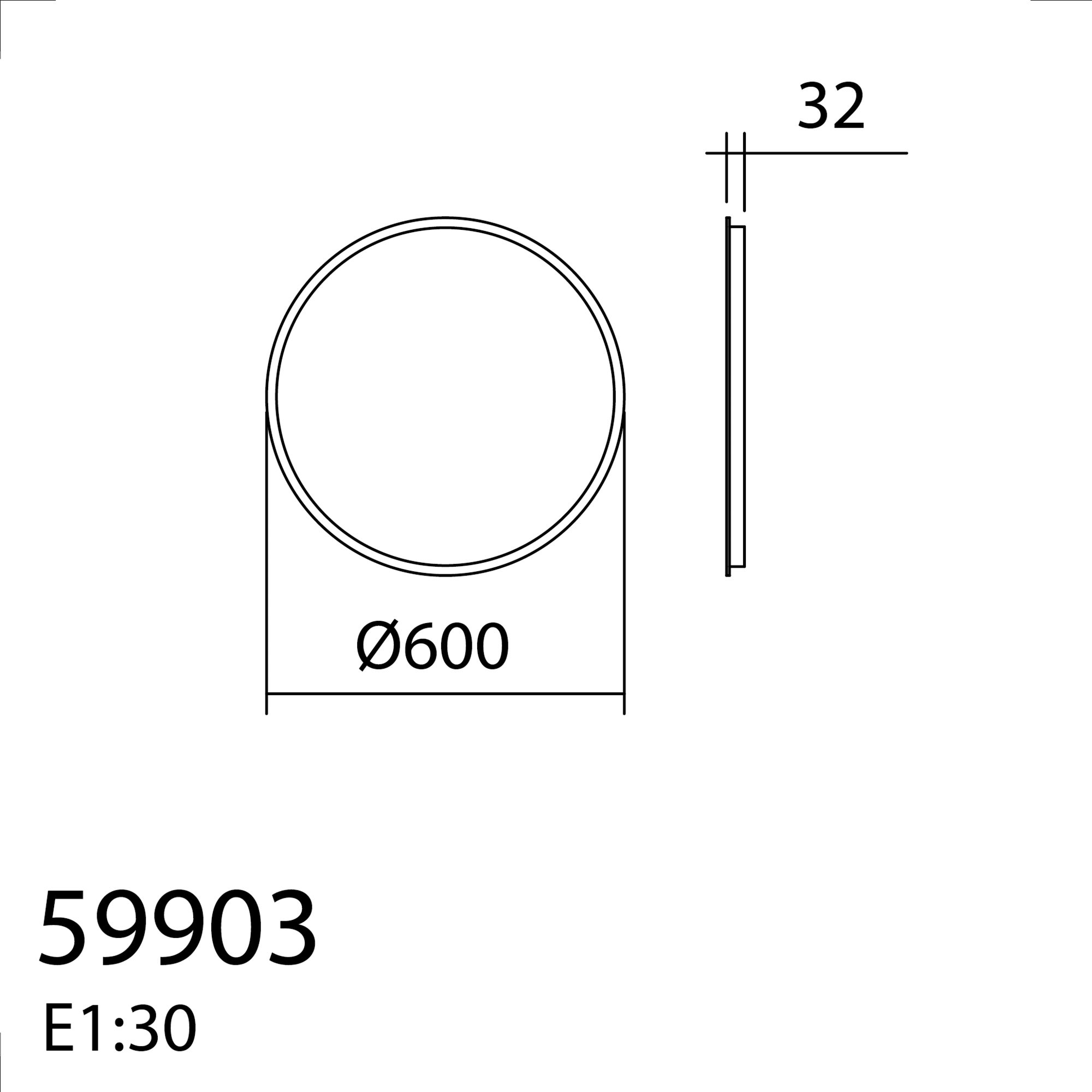 MR COQUETTE Ø60 36,5W dir.light IP44 touch dim+def | Leroy Merlin