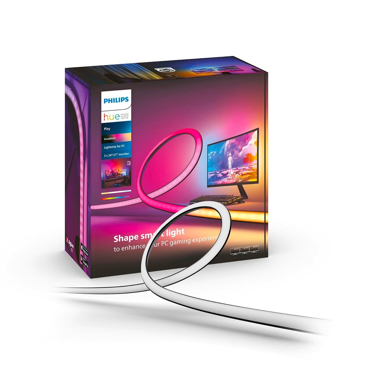 Philips Tiras Led Hue Play Gradient Pc Negro , Leroy Merlin