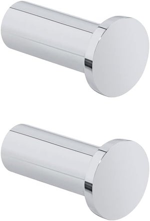 2 Crochets Muraux SAYAYO En Acier Inoxydable - Diamètre 45 Mm, Vis Dissimulées - Pour Salle De Bain, Cuisine, Entrée
