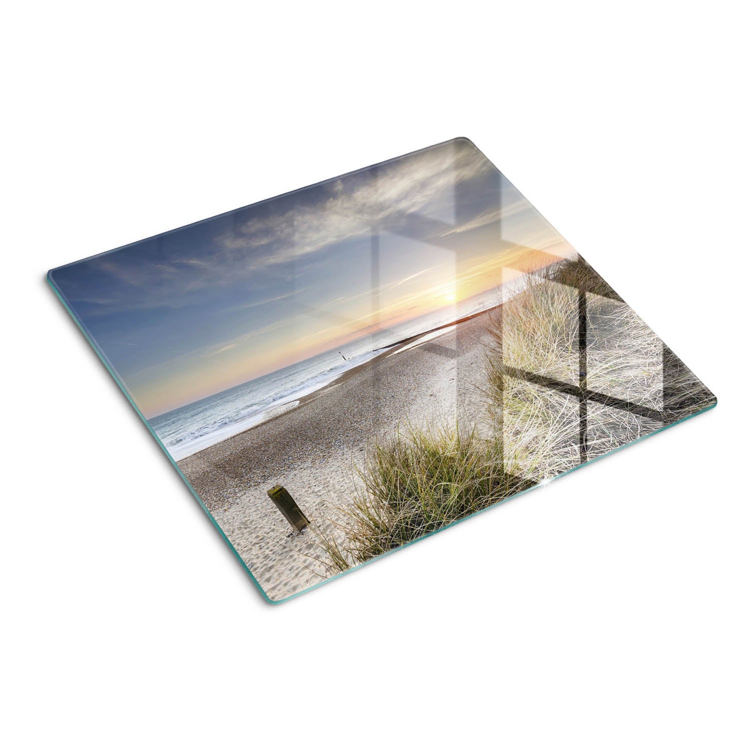 Tulup Panneaux De Cuisine Sur Verre - 140x70 - Texture De Marbre